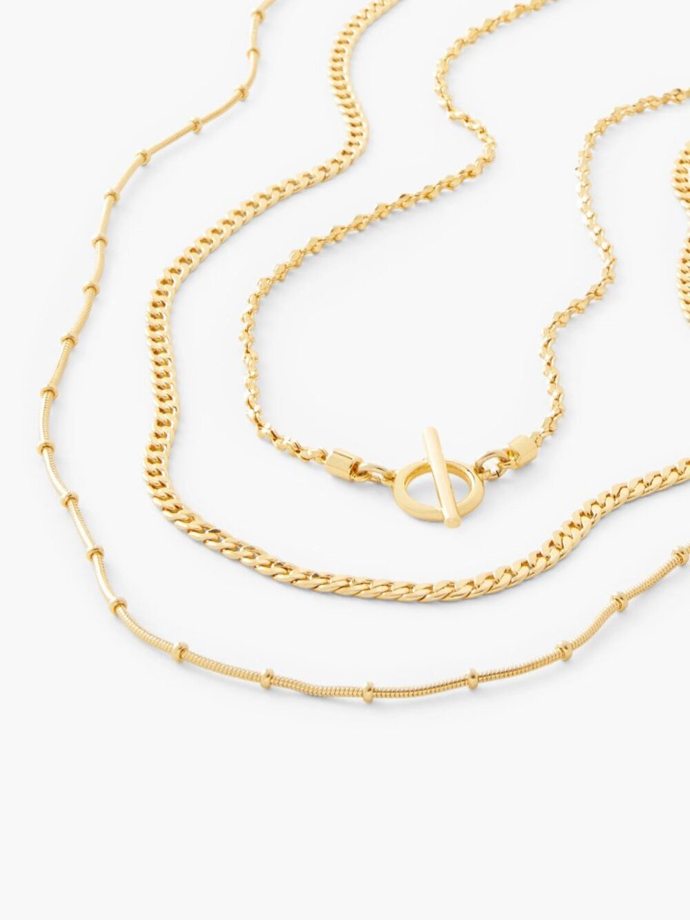 Talbots Gold Tone Necklace 19-22"